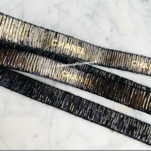 Chanel Limited Edition tweed wrapping ribbon